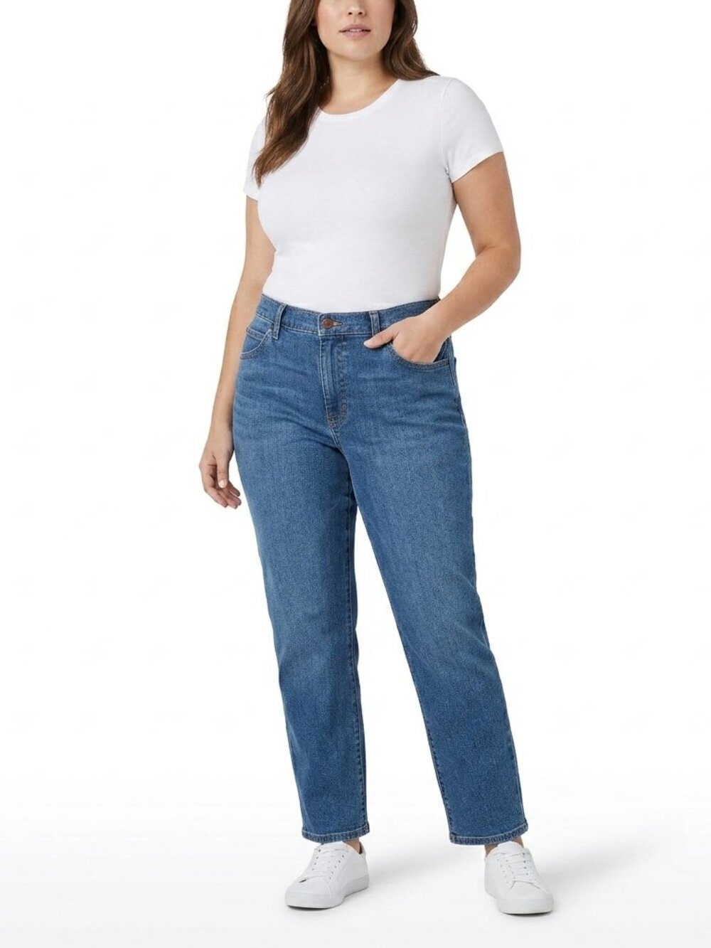 LEE BRAND Women's Relaxed Fit Stretch Denim Jeans - 16 Short - NWT